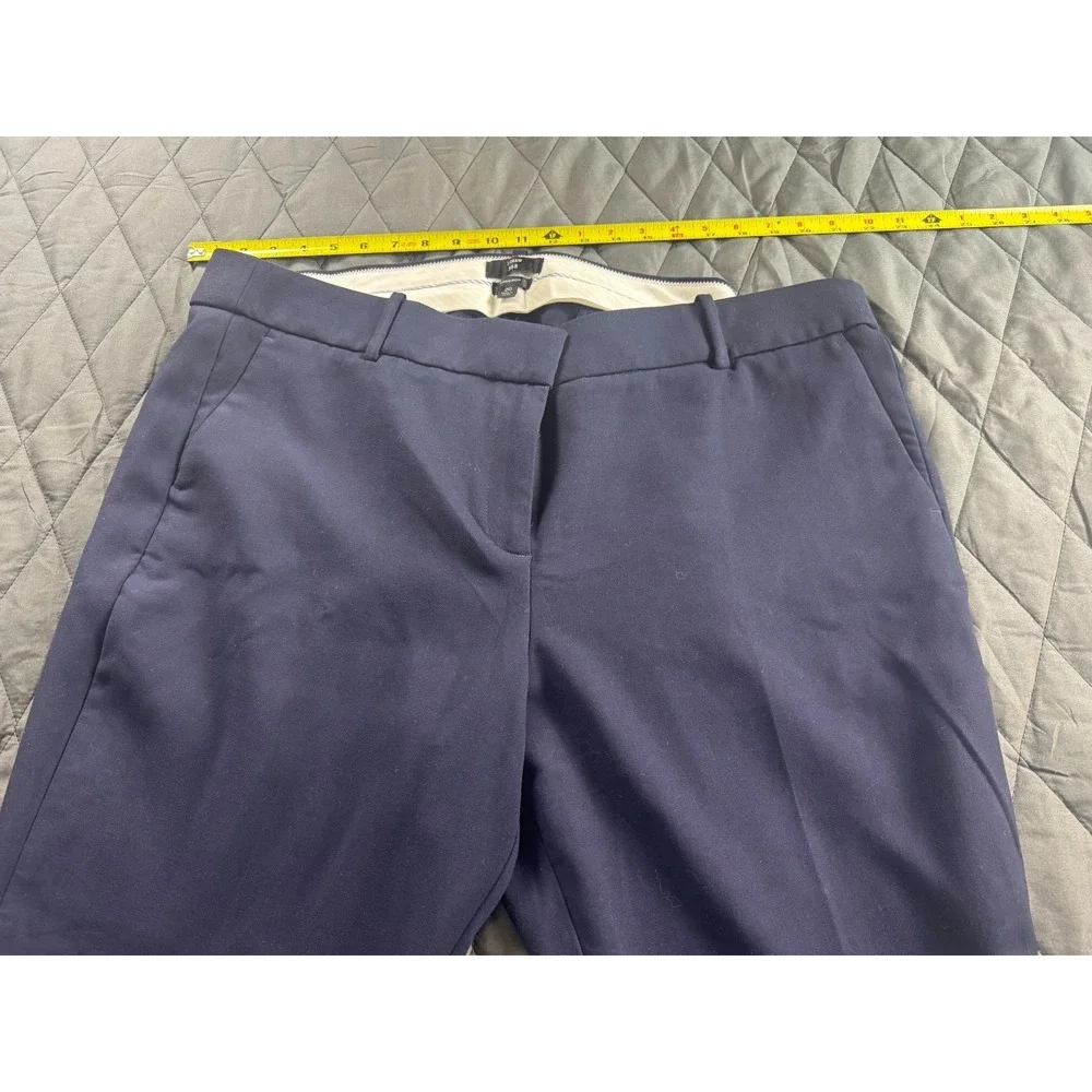 J.Crew 365 Cameron Dress Pants Womens 20 Blue Flat Front Straight Leg Outdoor
